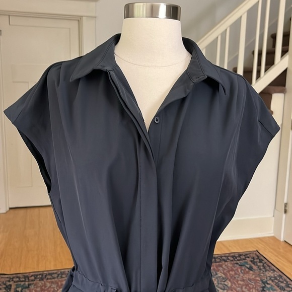 REI Sun Up Shirt Dress in Black NWOT Size Medium - Picture 10 of 14